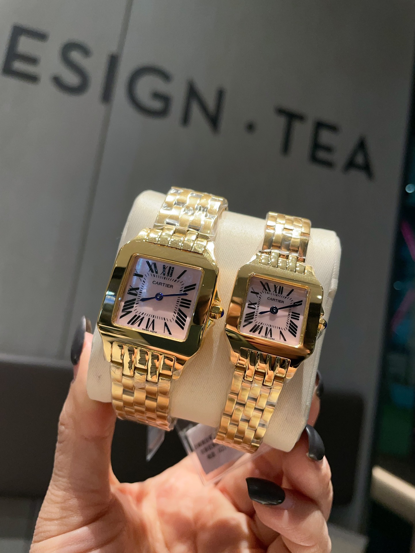 [TOP] Cartier Santos Demoiselle Watch - Yellow Gold