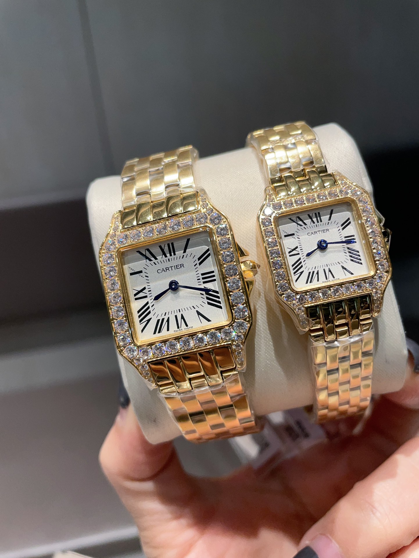 [TOP] Cartier Santos Demoiselle Watch - Yellow Gold