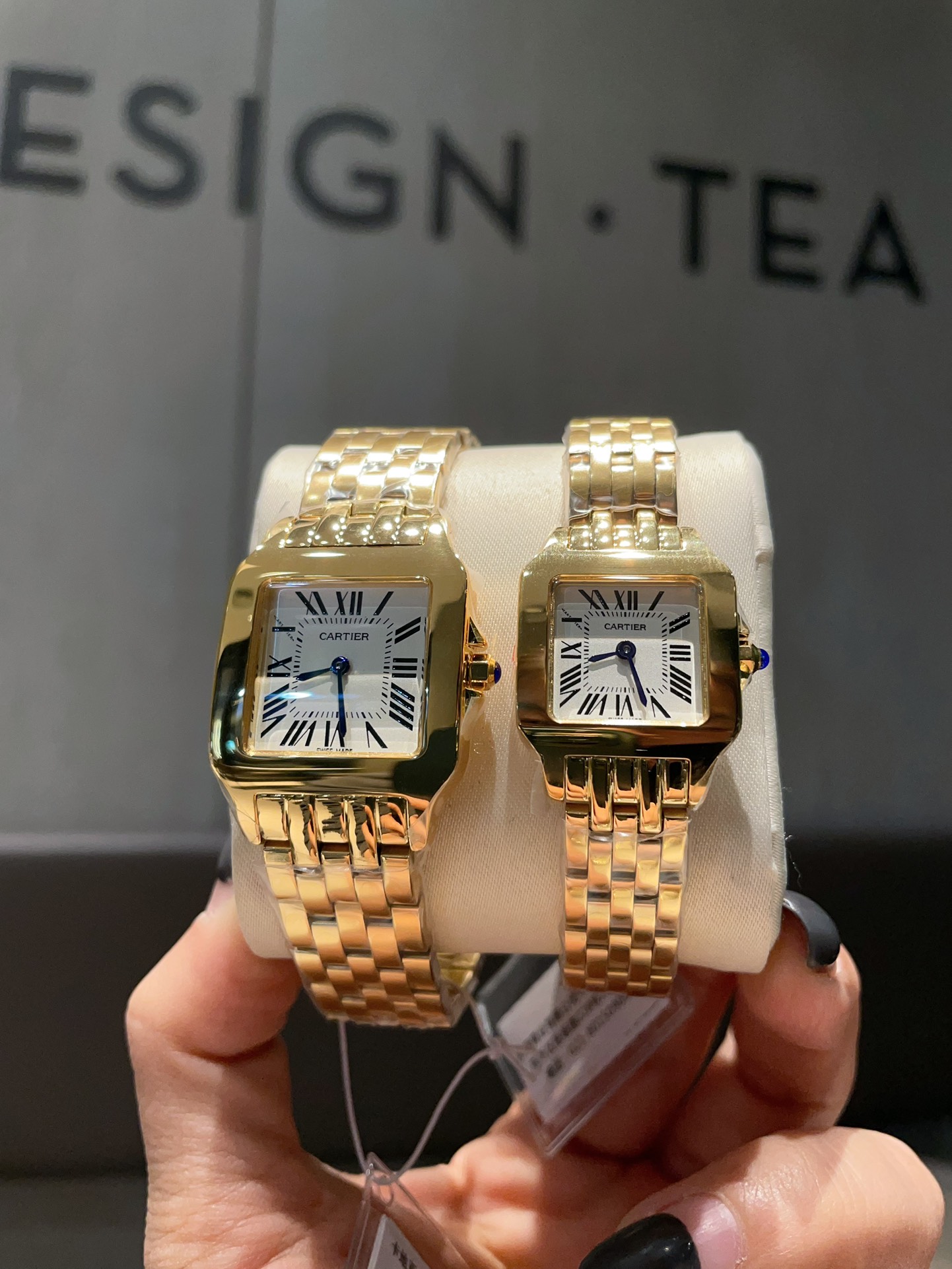 [TOP] Cartier Santos Demoiselle Watch - Yellow Gold
