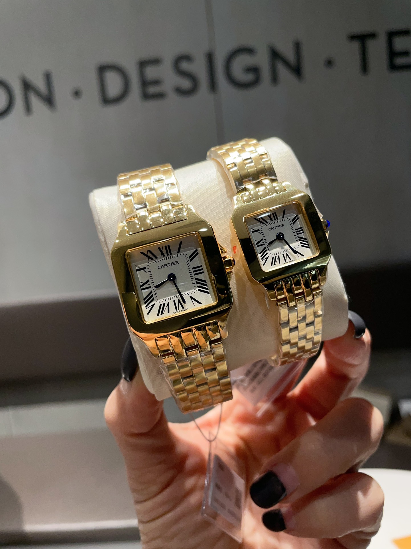 [TOP] Cartier Santos Demoiselle Watch - Yellow Gold