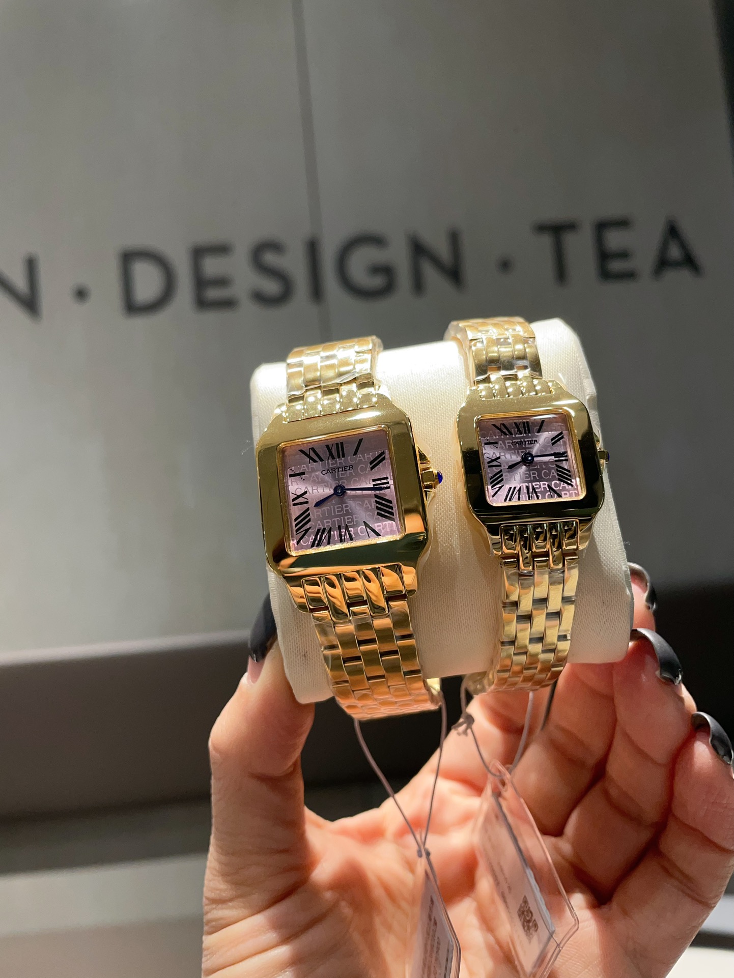 [TOP] Cartier Santos Demoiselle Watch - Yellow Gold