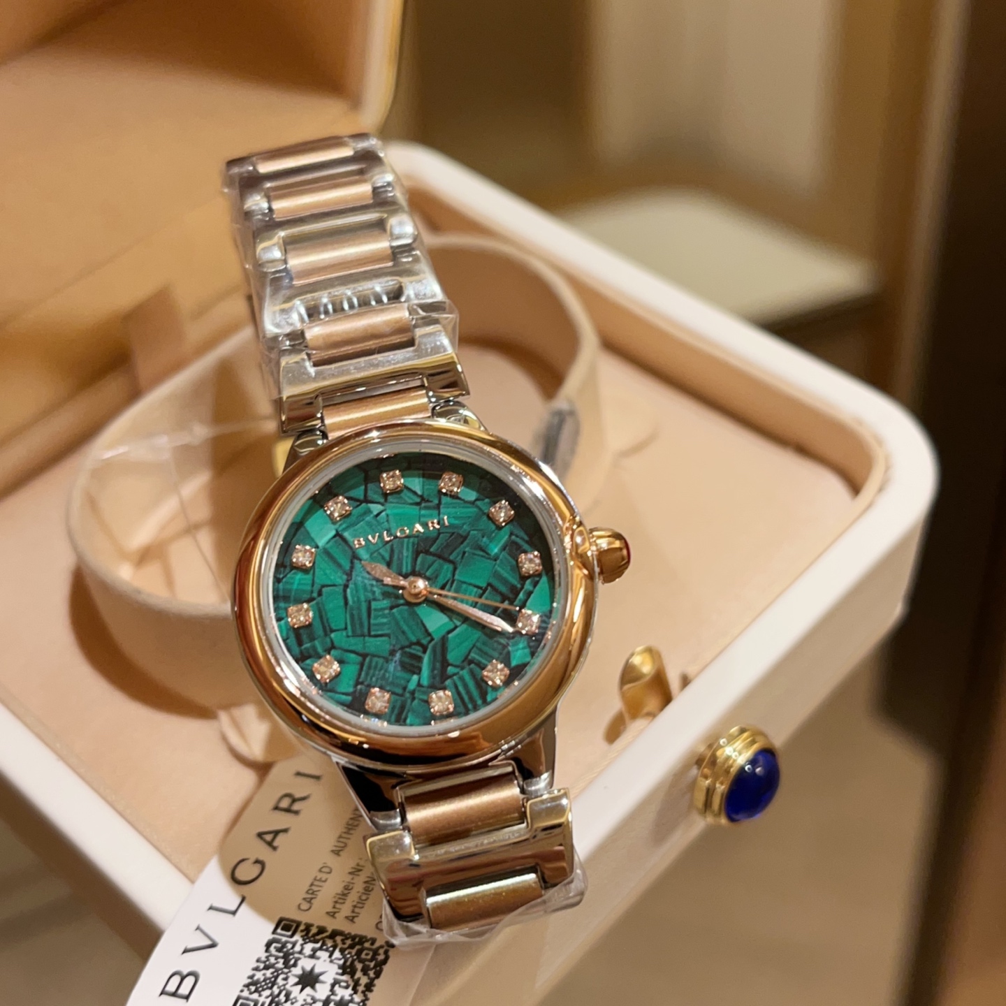 [TOP] BVLGARI Lvcea Watch 30mm - Green