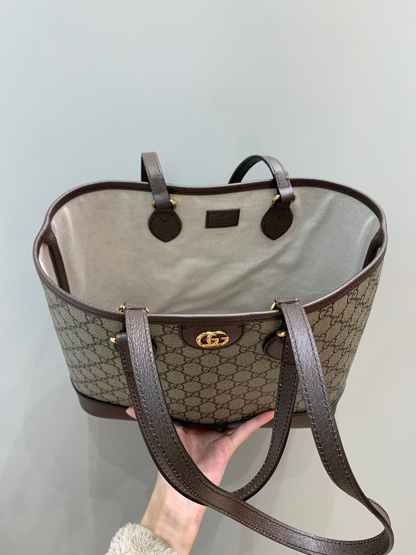[TOP] GUCCI Ophidia Tote Bag 31*25*13cm - GHW