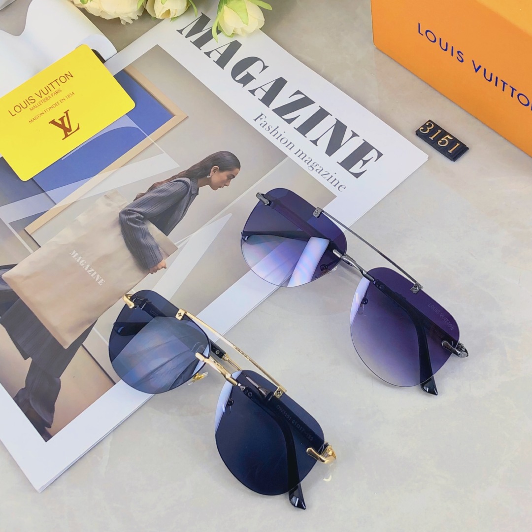 [TOP] Louis Vuitton LV Sunglasses - 2 Color