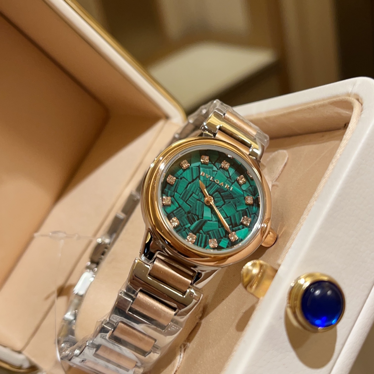 [TOP] BVLGARI Lvcea Watch 30mm - Green
