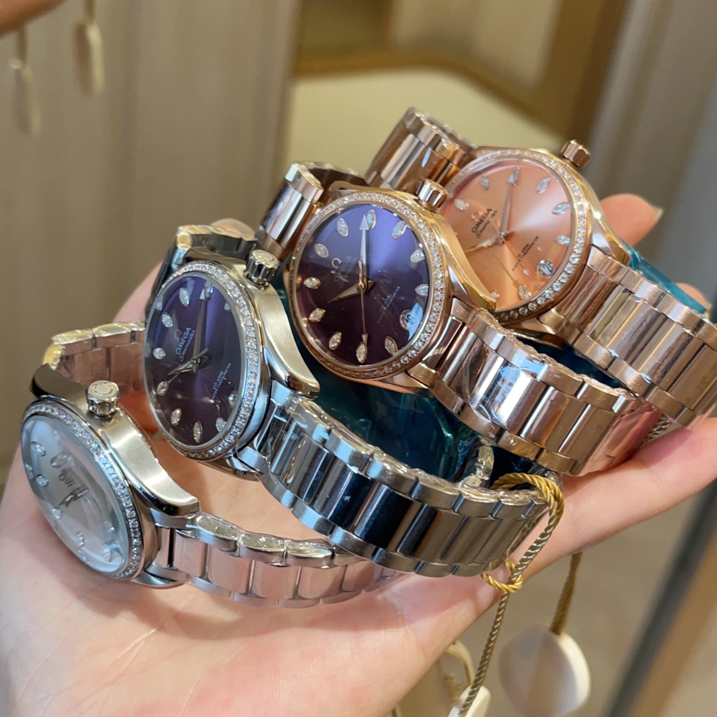 [TOP] OMEGA Women's Watch 34mm - 4 Colors