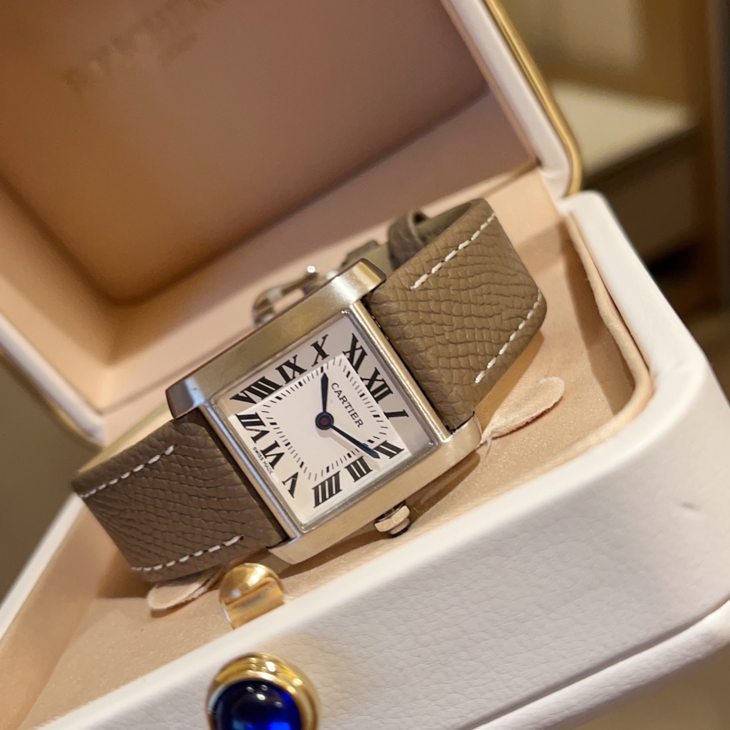 [TOP] Cartier Tank Francaise Watch 27x32mm - Khaki