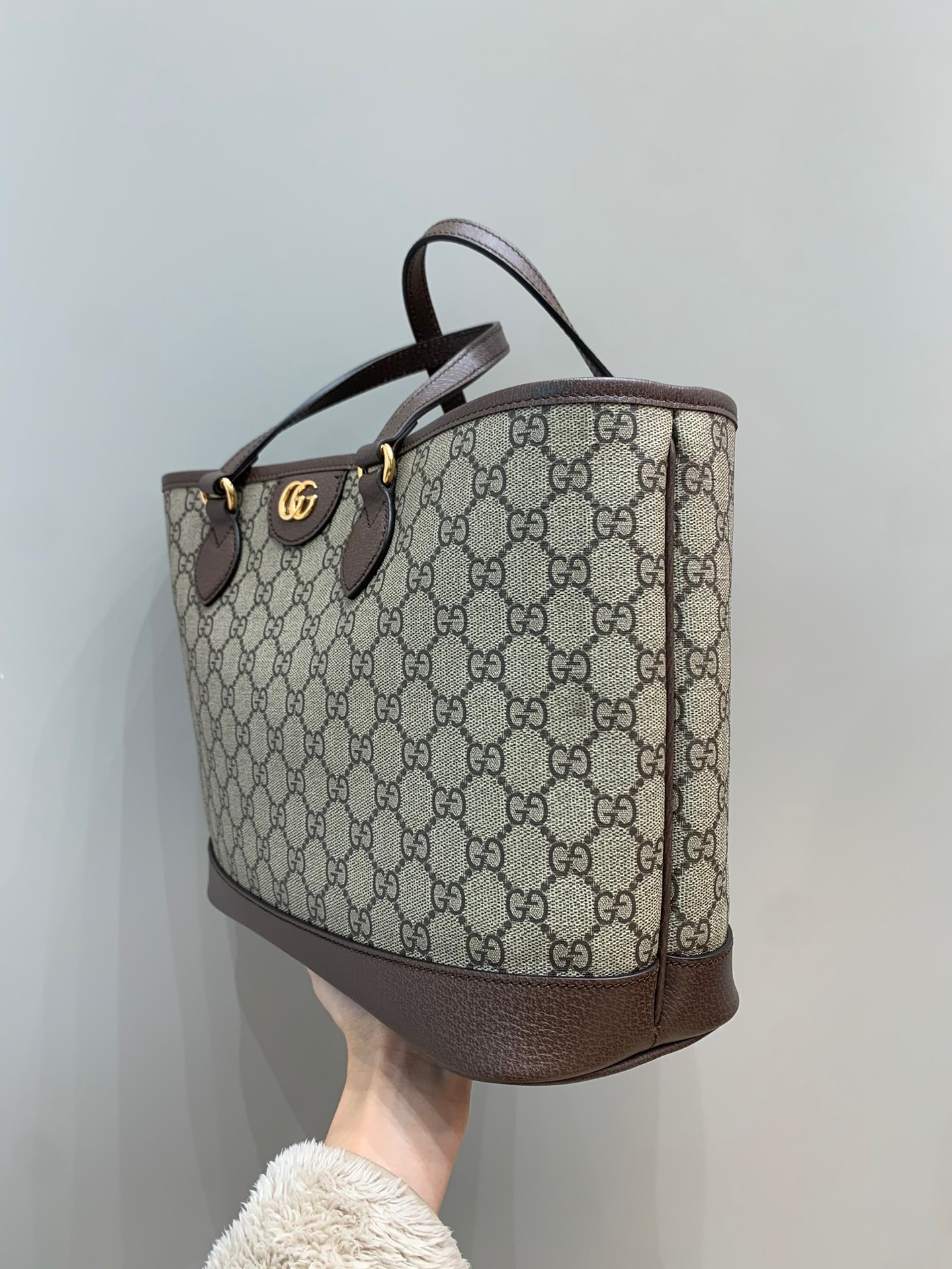 [TOP] GUCCI Ophidia Tote Bag 31*25*13cm - GHW