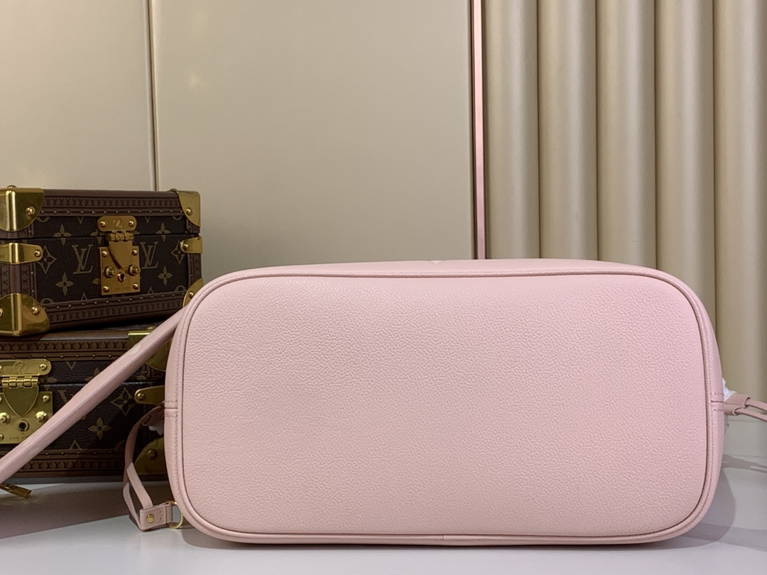 [TOP] Louis Vuitton LV Milky Way Neverful Bag Monogram Empreinte Leather 31x28x14cm - Pink