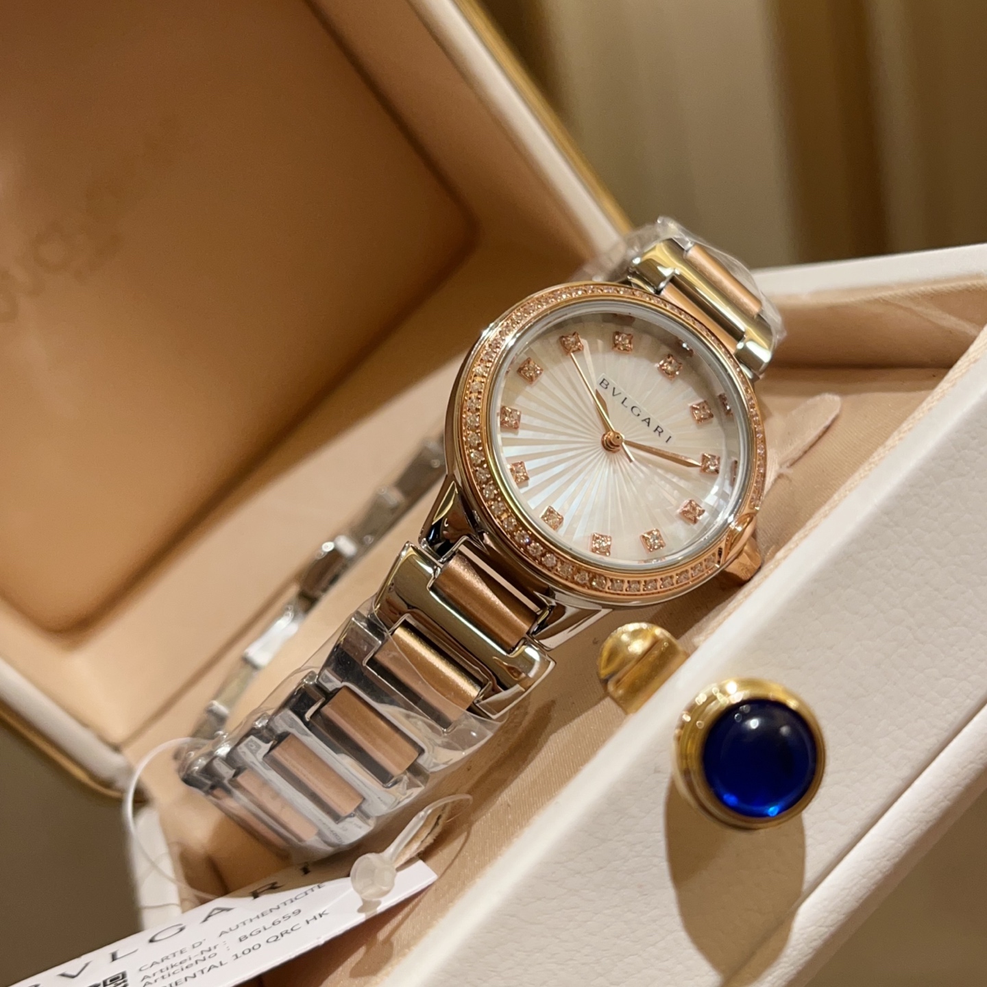 [TOP] BVLGARI Lvcea Watch with Diamonds 30mm - 7 Colors