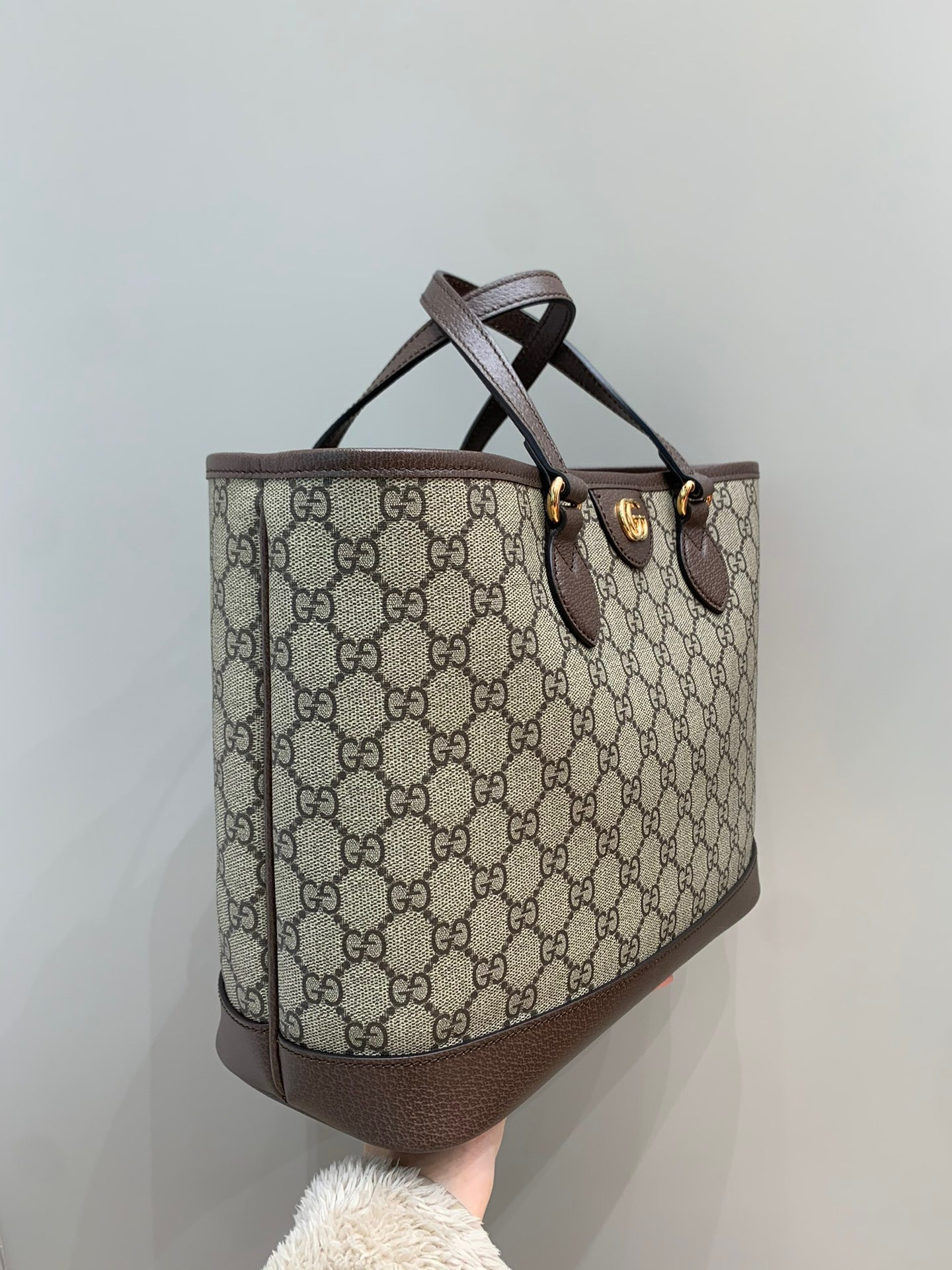 [TOP] GUCCI Ophidia Tote Bag 31*25*13cm - GHW