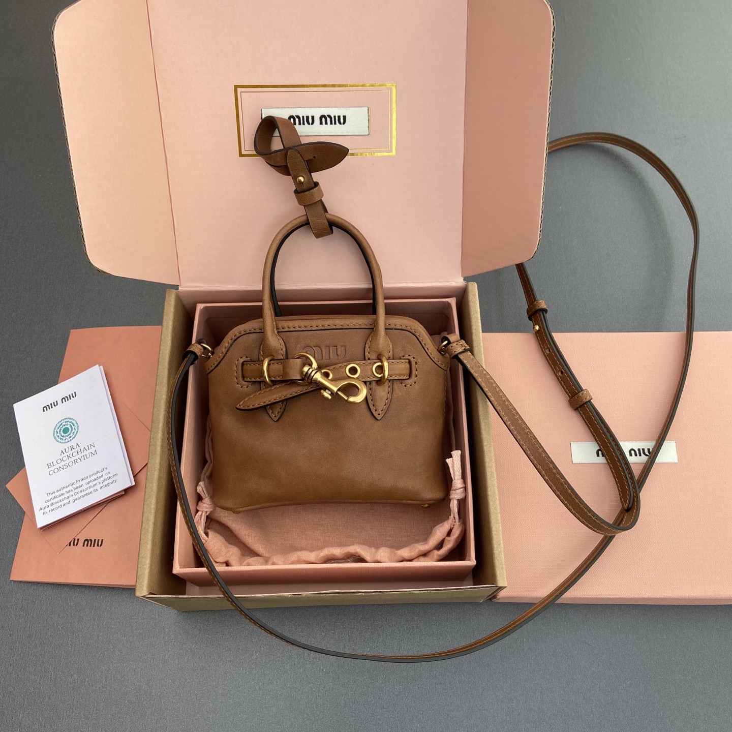 [TOP] Miu Miu Adventure Nappa Sheepskin 12.5×10×5cm- 3 Colour