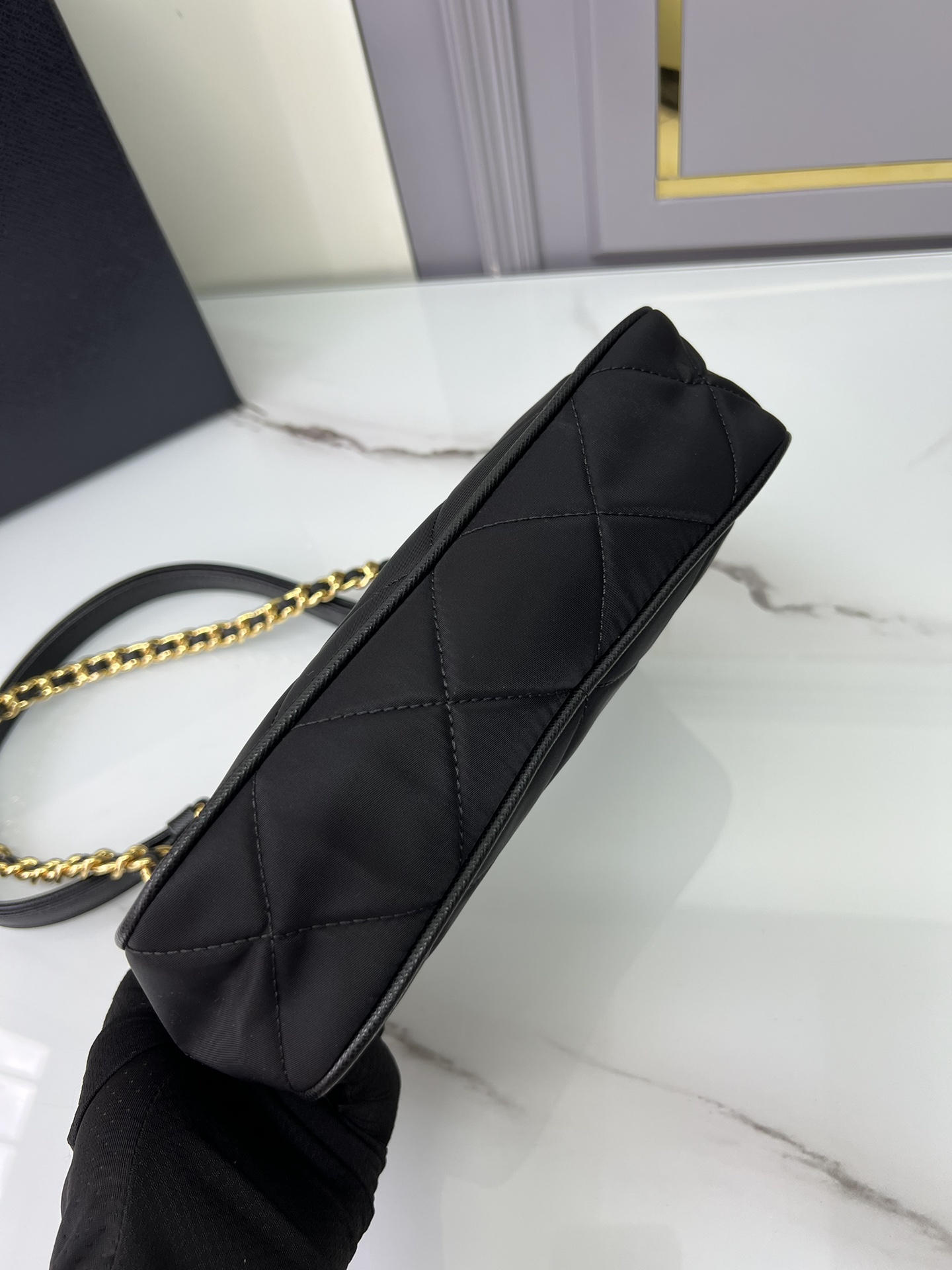 [TOP] PRADA Hobo Underarm Bag Nylon 22*18*6cm - 6 Colour