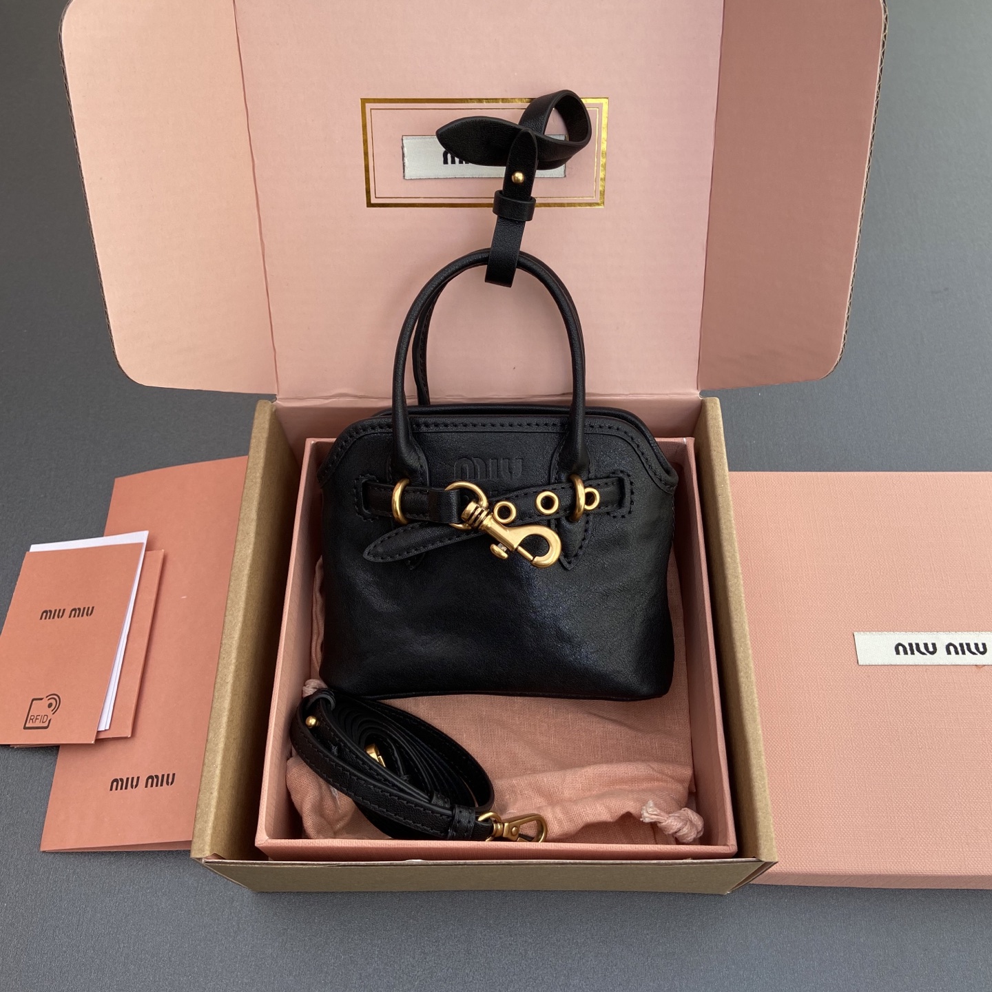 [TOP] Miu Miu Adventure Nappa Sheepskin 12.5×10×5cm- 3 Colour