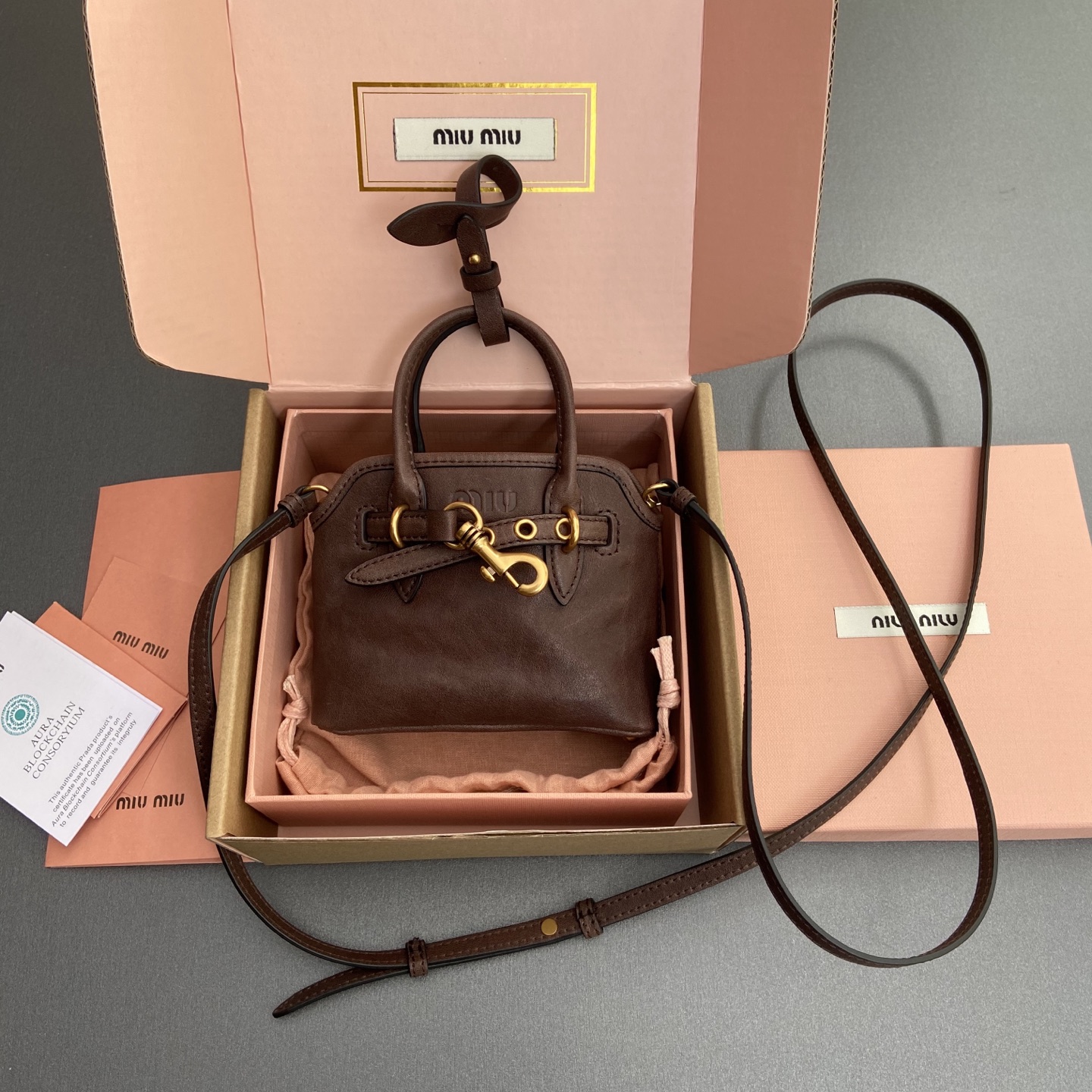 [TOP] Miu Miu Adventure Nappa Sheepskin 12.5×10×5cm- 3 Colour