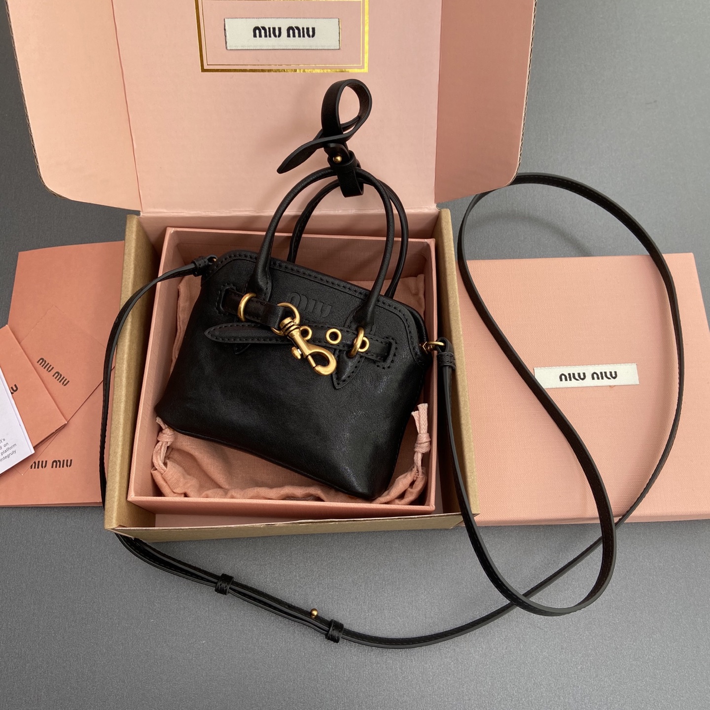 [TOP] Miu Miu Adventure Nappa Sheepskin 12.5×10×5cm- 3 Colour