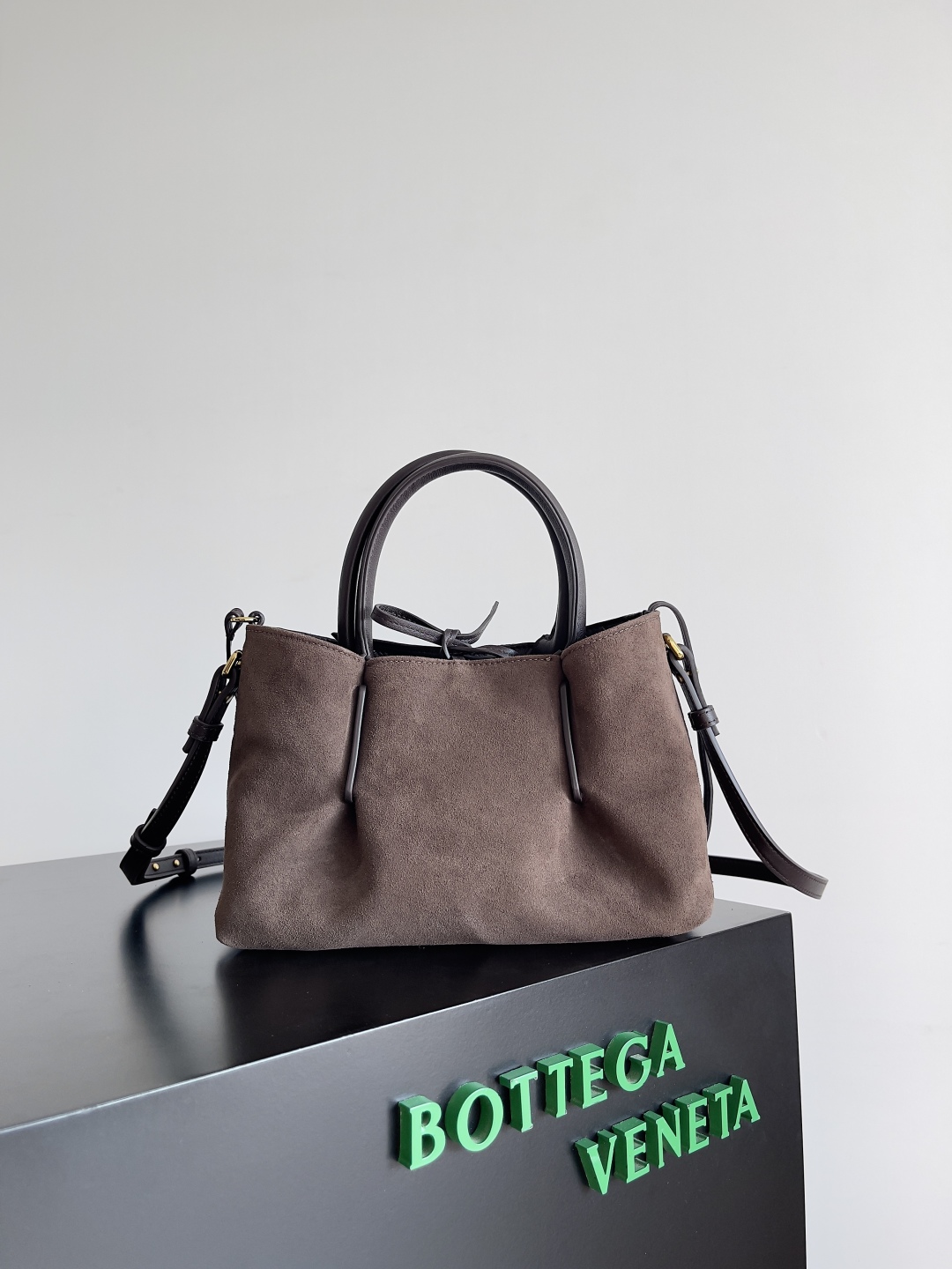 [TOP] Bottega Veneta BV Pinacoteca Bag 24x15x12cm/43x23x17.5cm - Chocolate