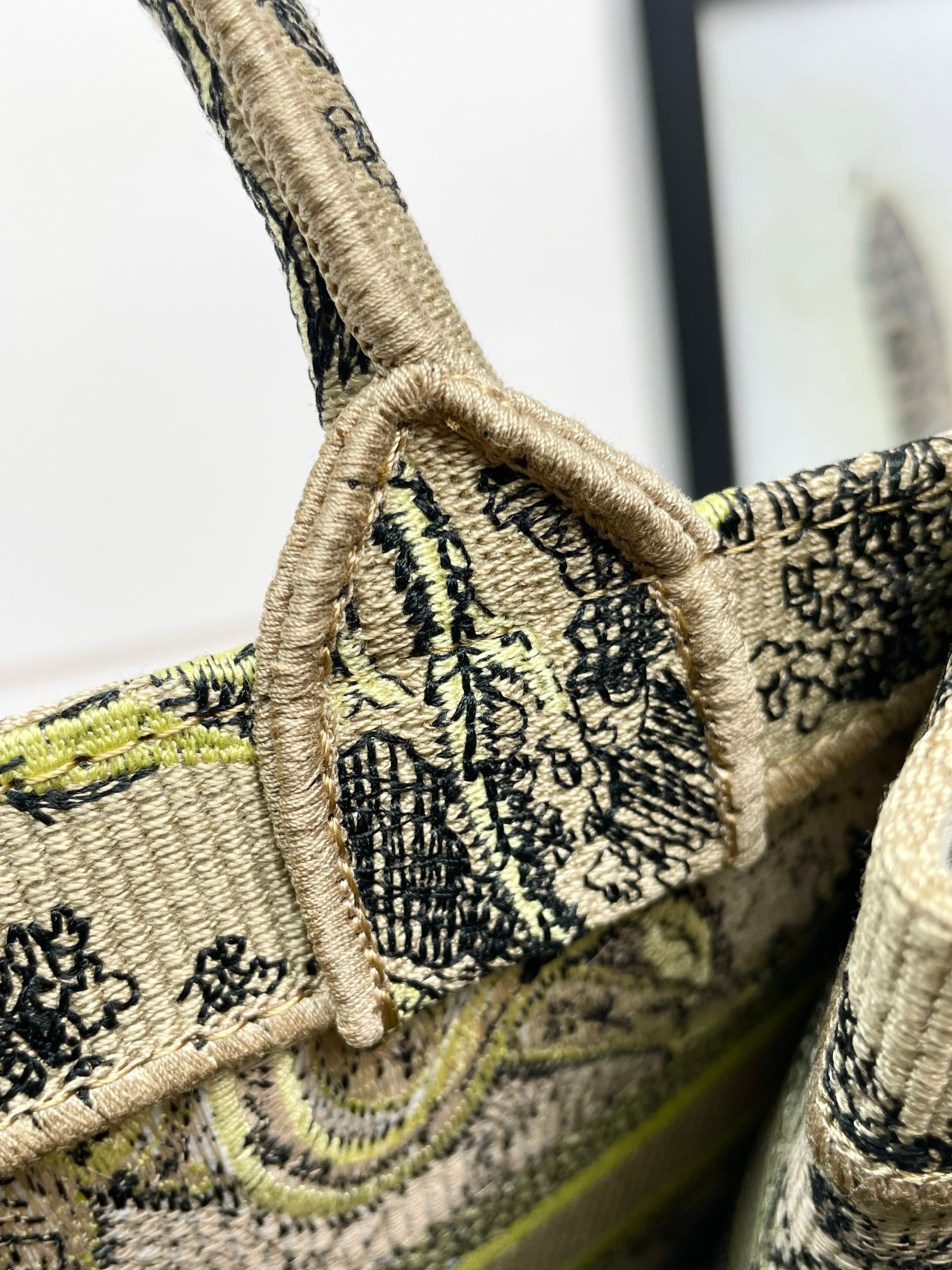 [TOP] Christian Dior Book Tote Bag 3 Sizes - Yellow