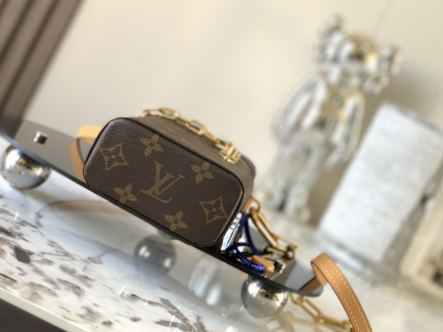 [TOP] Louis Vuitton LV Phone Box Monogram Bag 10.5 x 17.0 x 5.0 cm - Brown