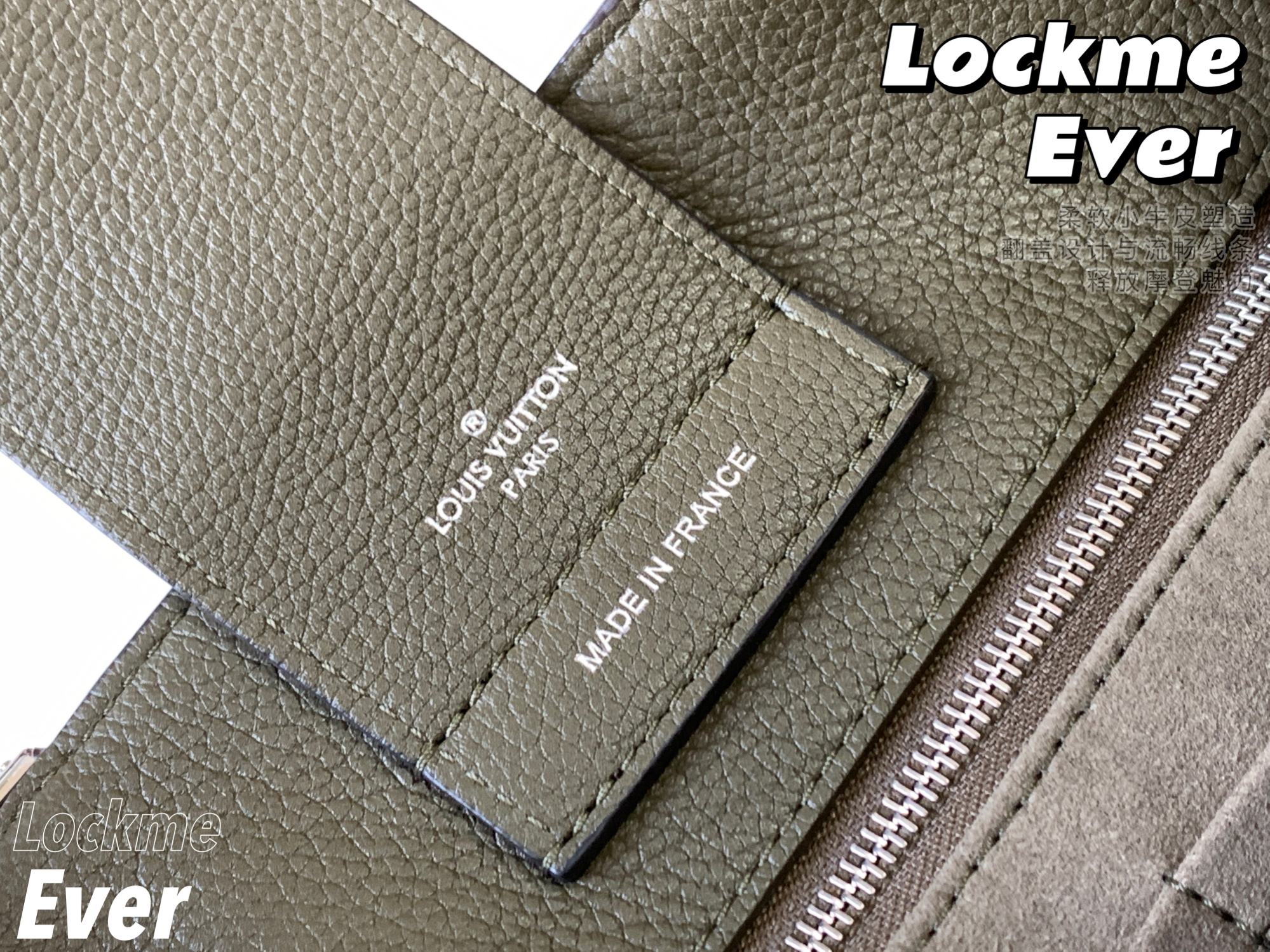 [TOP] Louis Vuitton LV Lockme Day Bag 31x24x16cm - Green