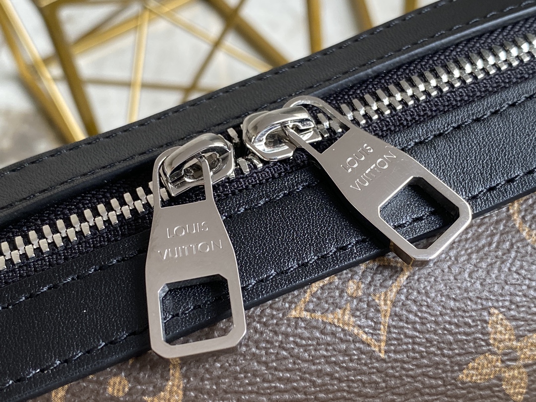 [TOP] Louis Vuitton LV Torres Crossbody Bag Macassar Canvas/Calfskin 36x25x11cm - Brown