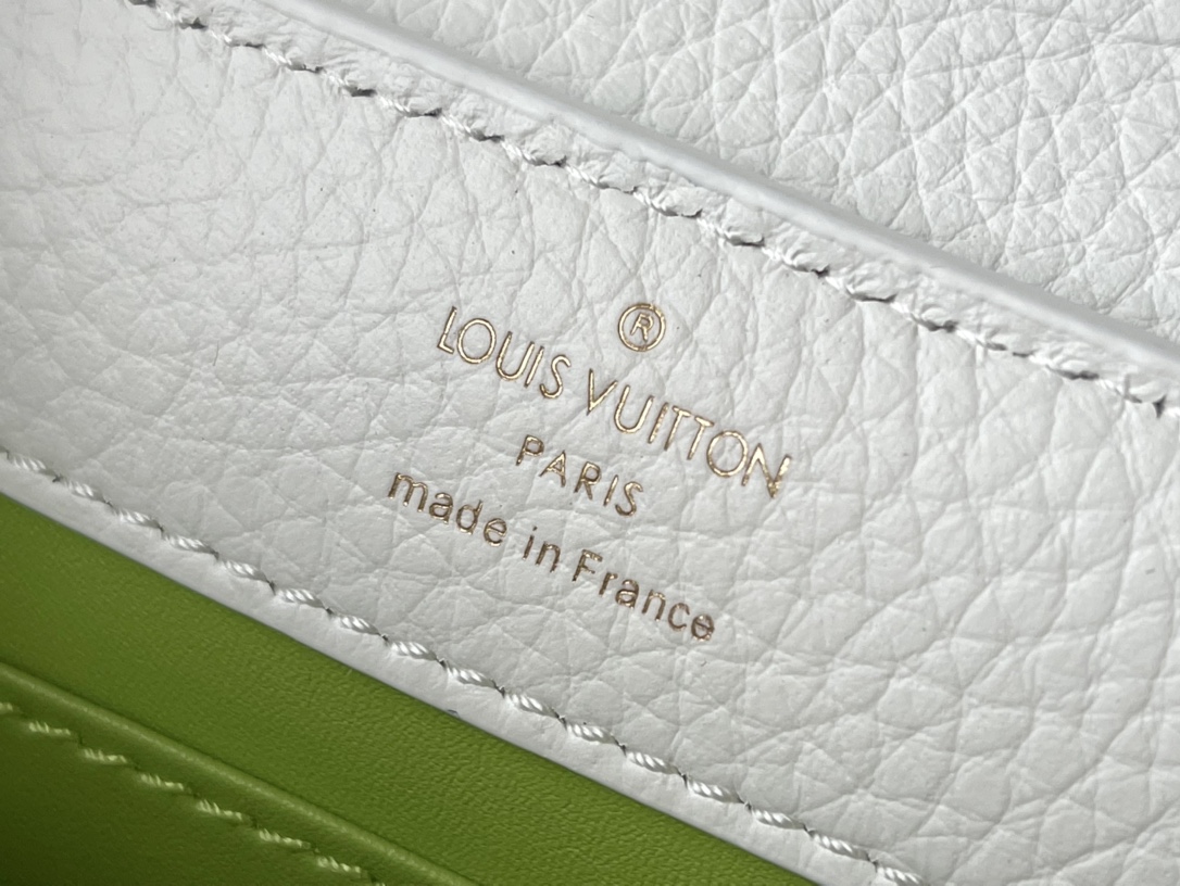 [TOP] Louis Vuitton LV Capucines Tressage Bag Taurillon Leather - Green