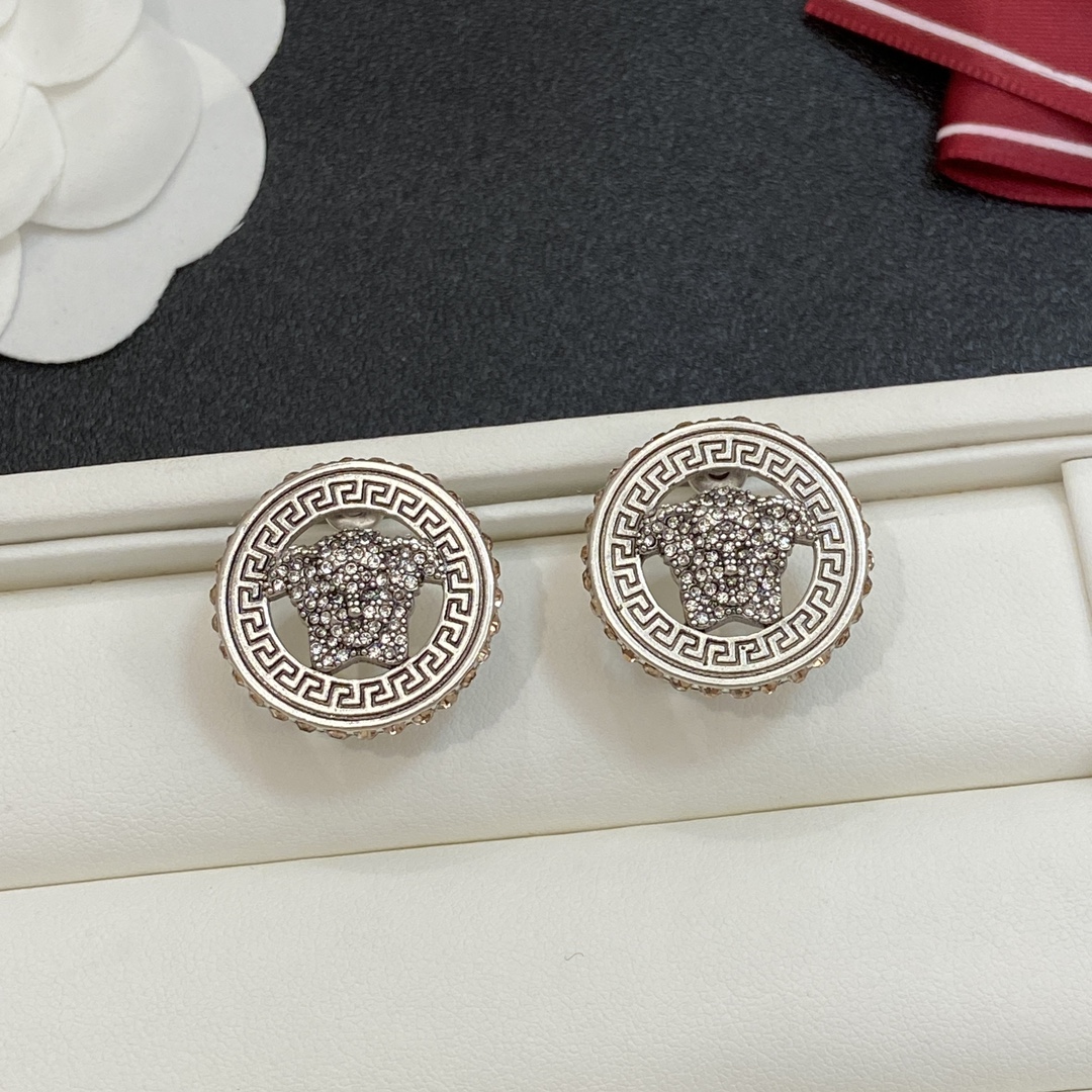 [TOP] VERSACE Earrings-2 Colors