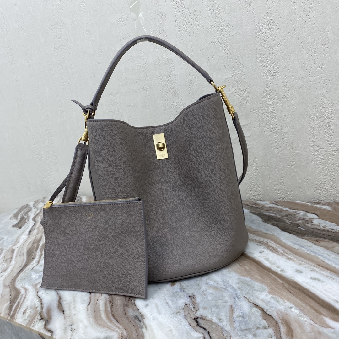 [TOP] CELINE Bucket 16 Bag Cowhide 23 X 25 X 23cm - 2 Colors