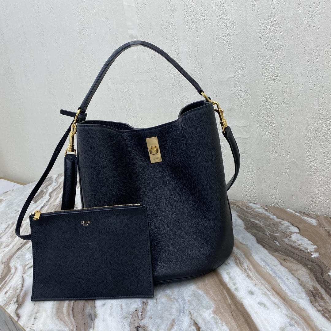 [TOP] CELINE Bucket 16 Bag Cowhide 23 X 25 X 23cm - 2 Colors