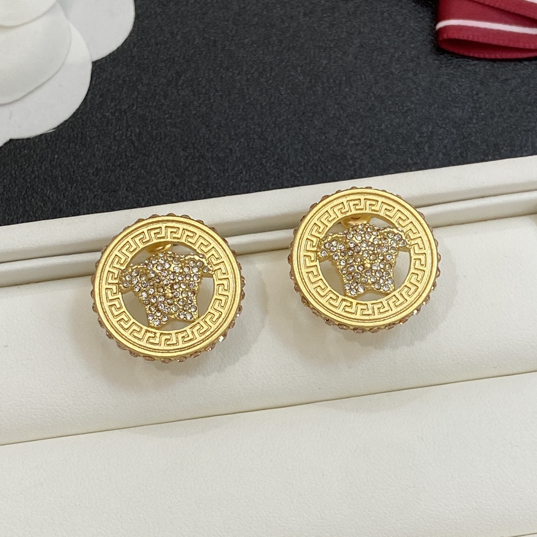 [TOP] VERSACE Earrings-2 Colors