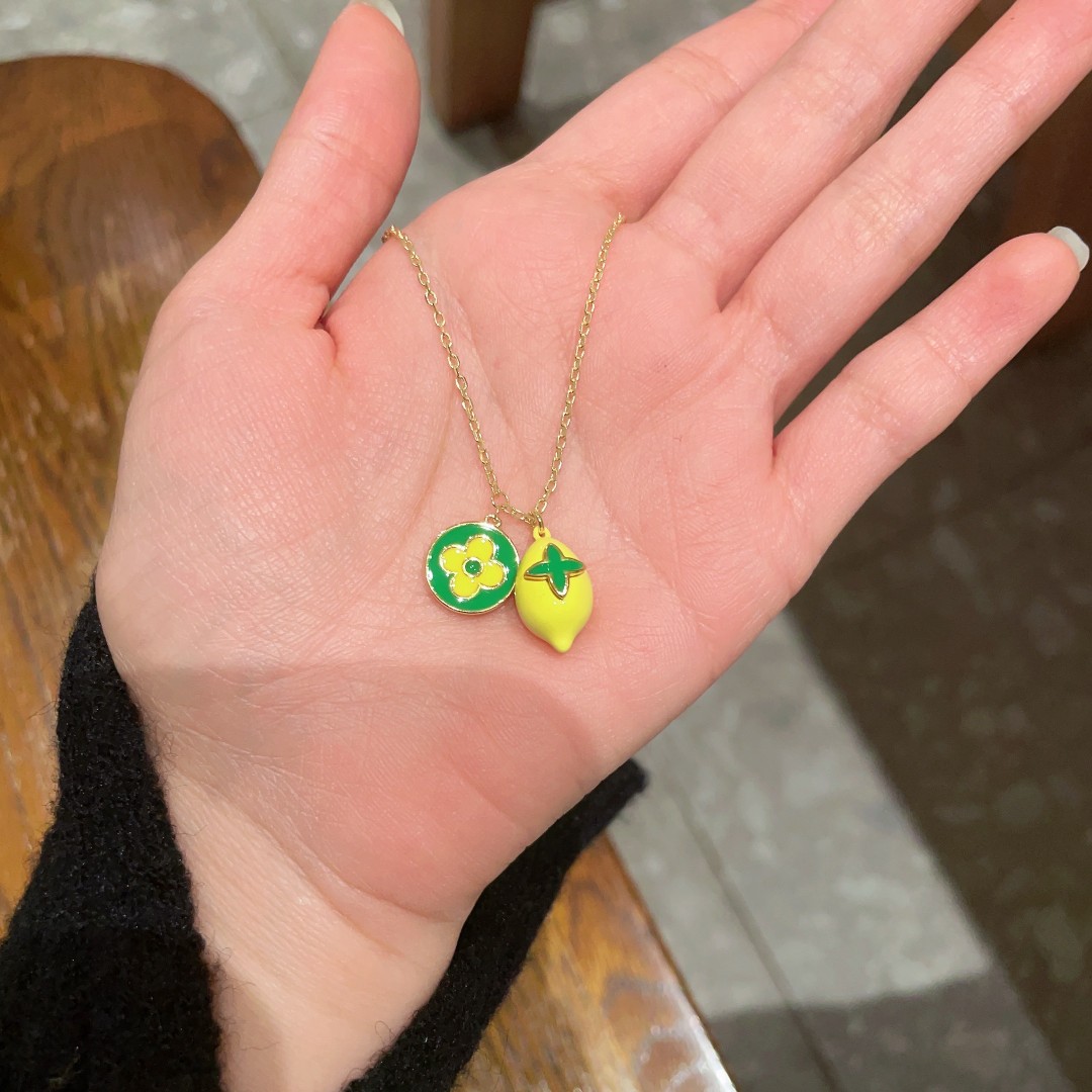 [TOP] Louis Vuitton LV Lemon Necklace - Yellow