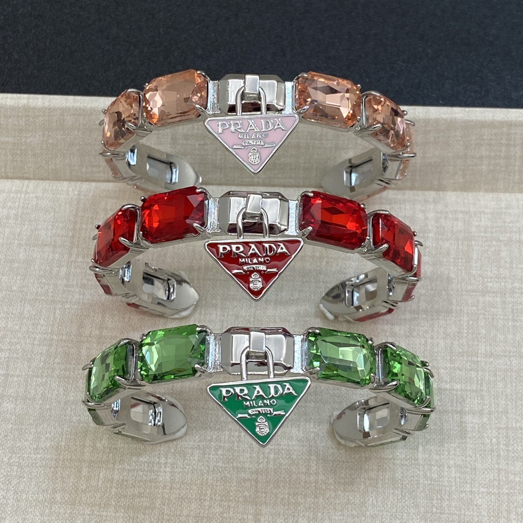 [TOP] PRADA Bracelet-3 Colors