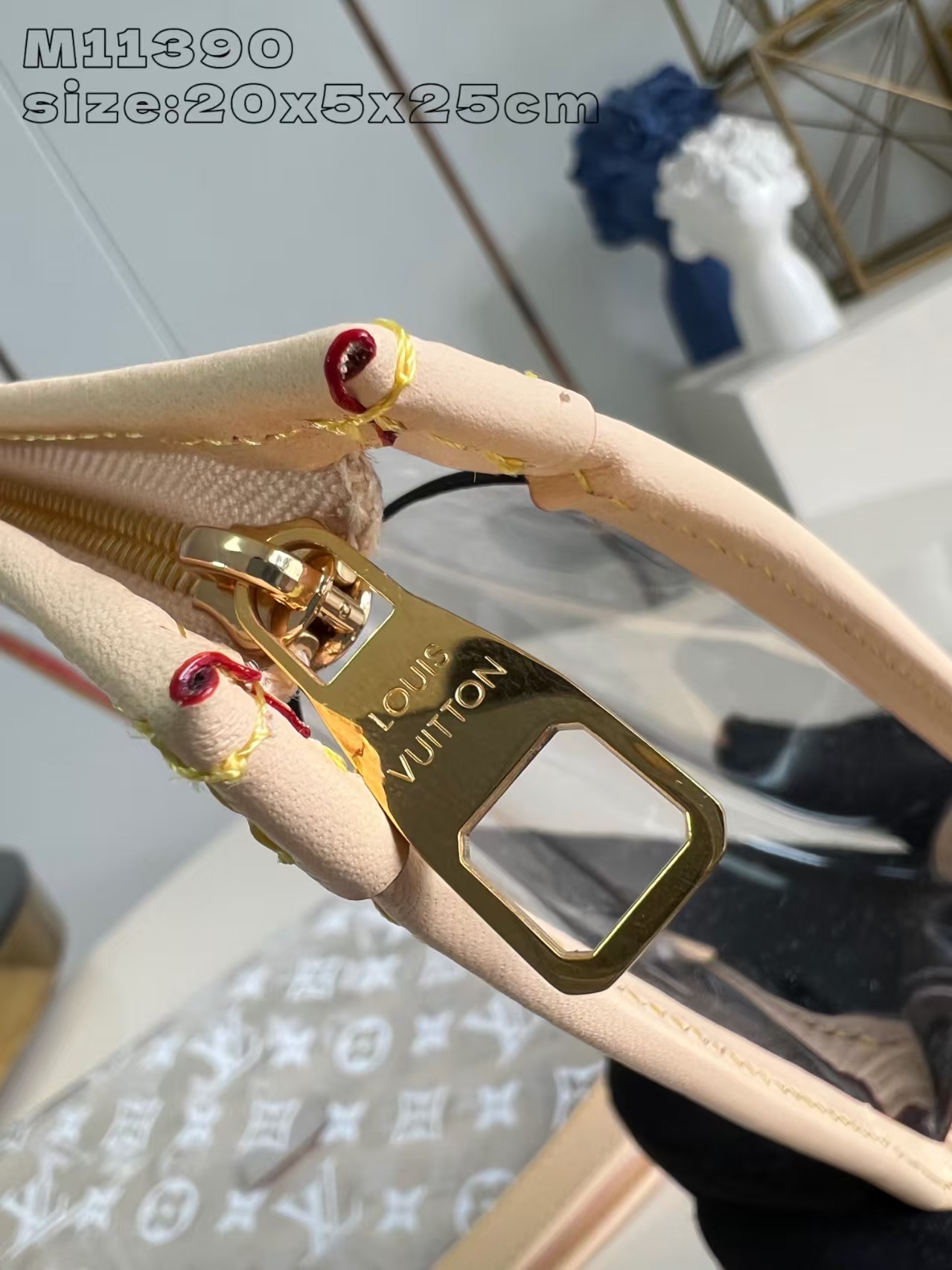 [TOP] Louis Vuitton LV Trio Poche Toilette  - Transparent