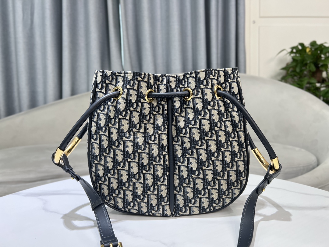 [TOP] Christian Dior Nolita Bag 2 Sizes - Oblique