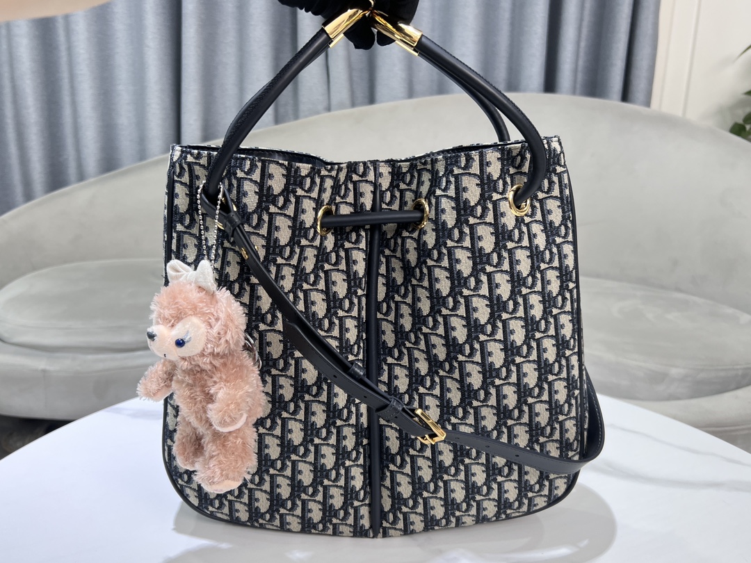 [TOP] Christian Dior Nolita Bag 2 Sizes - Oblique