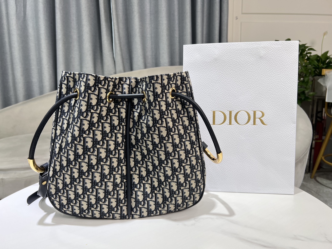 [TOP] Christian Dior Nolita Bag 2 Sizes - Oblique