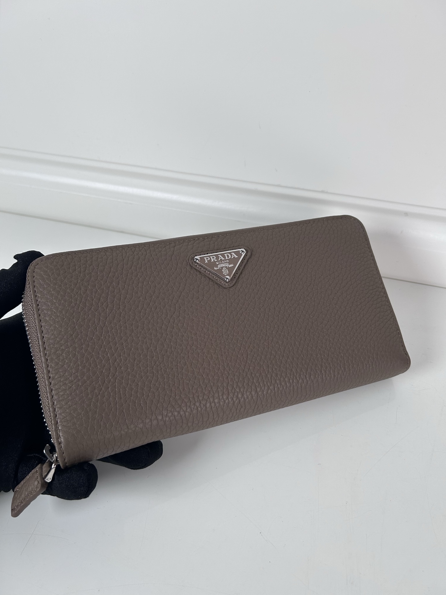 [TOP] PRADA Medium Wallet 20cm×10.3cm - Brown