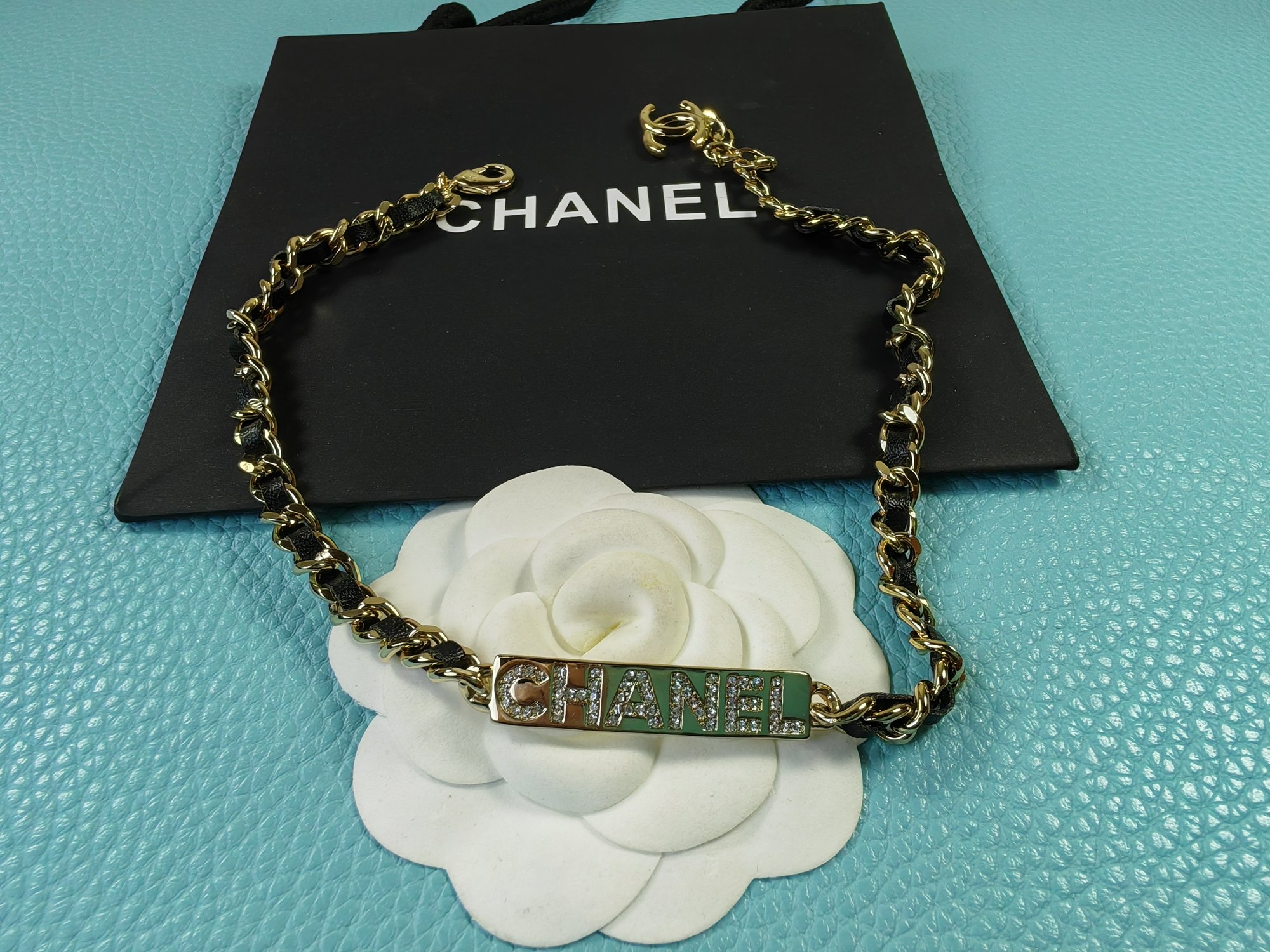 [TOP] CHANEL Necklace - Black