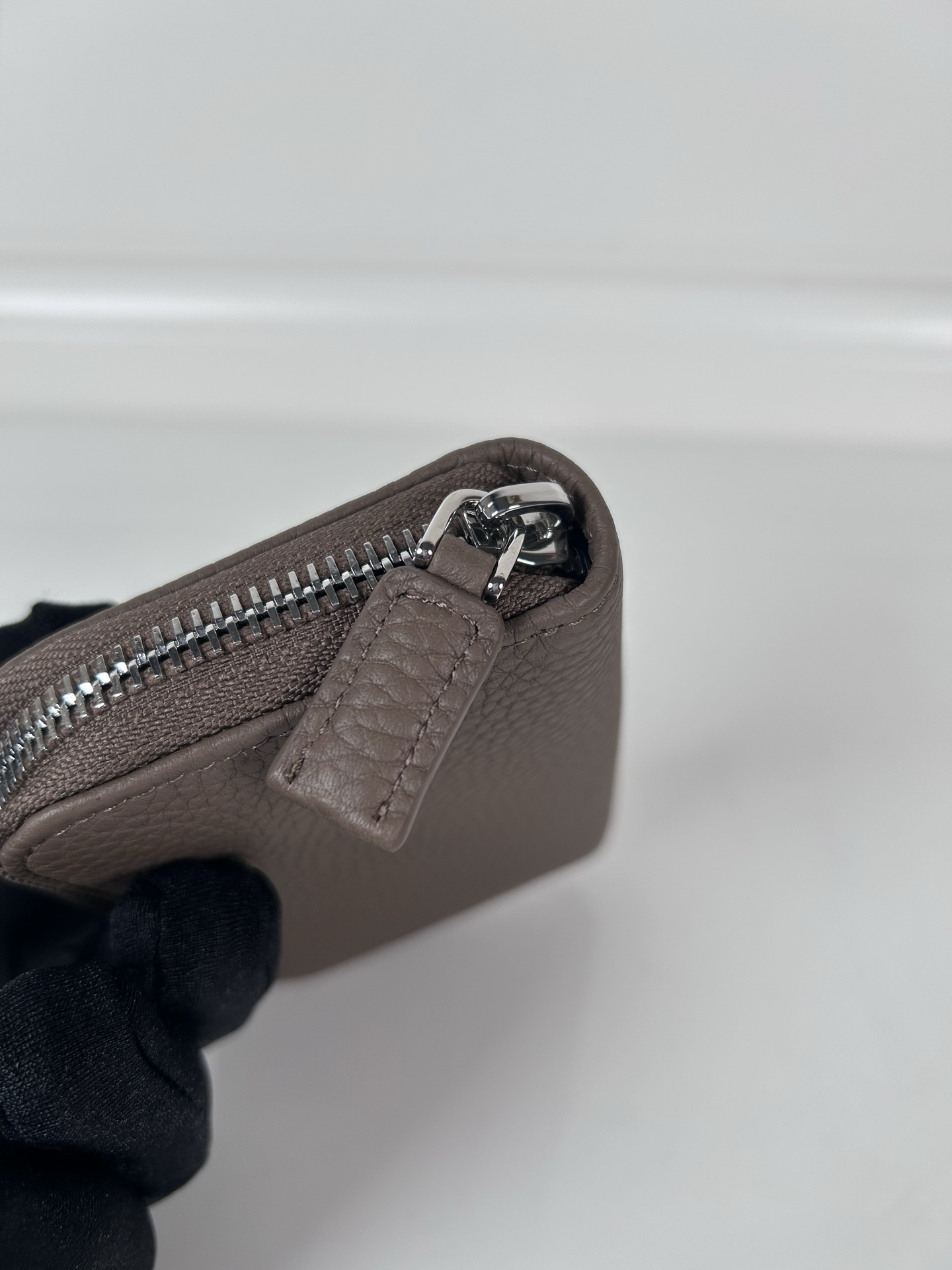 [TOP] PRADA Deerskin Wallet 11×7.5cm - Brown