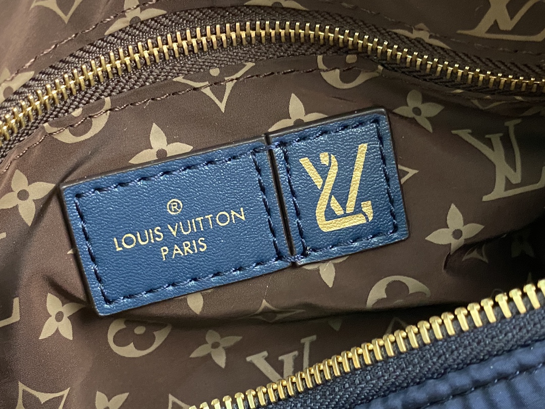 [TOP] Louis Vuitton LV Speedy Bandoulière 25 Bag Econyl/Mini Monogram 25x19x15cm - Light Blue/Dark Blue