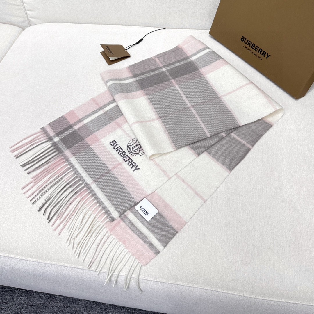 [TOP] BURBERRY Scarf 30x170cm  - 2 Colors