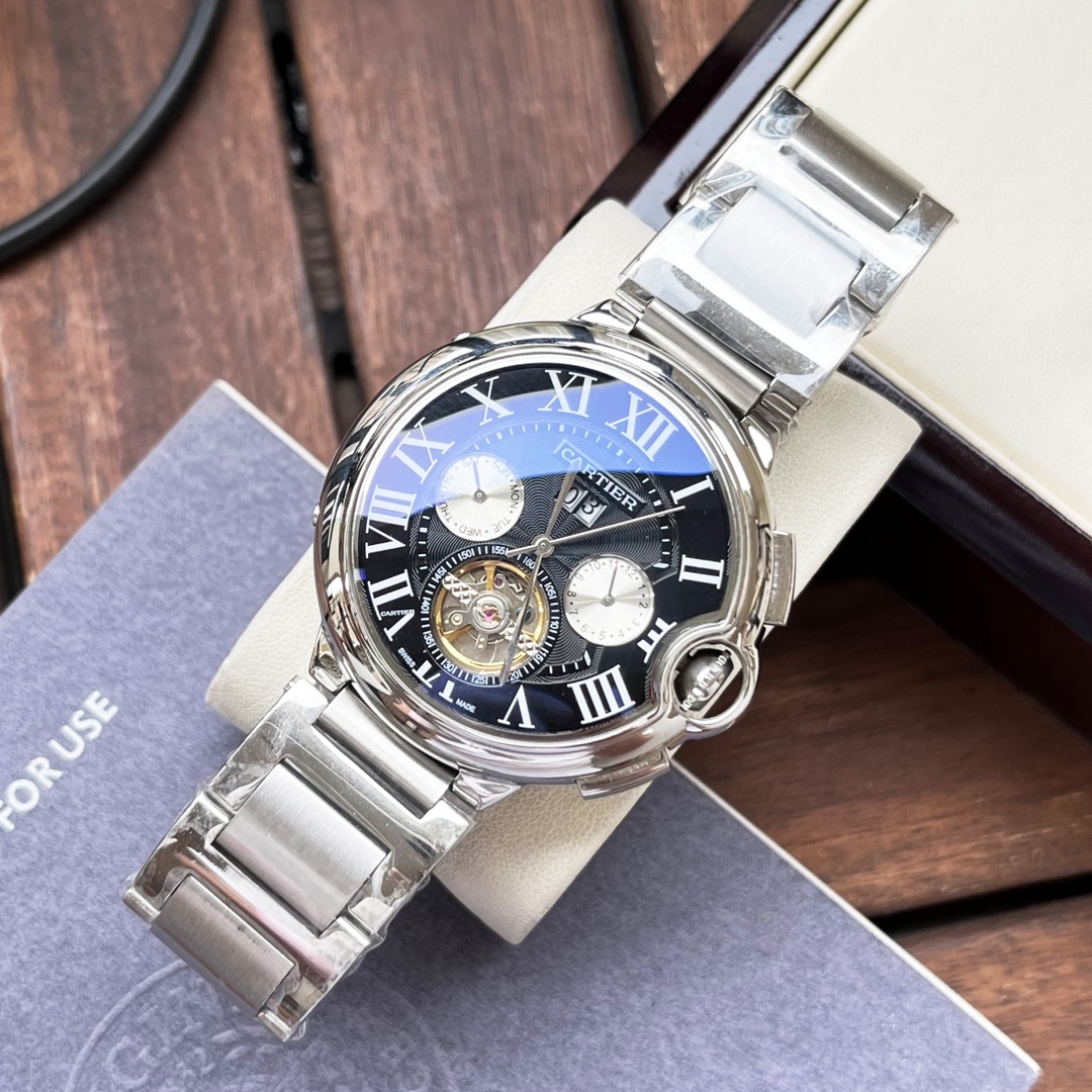 [TOP] Cartier Men's Watch 44x12mm