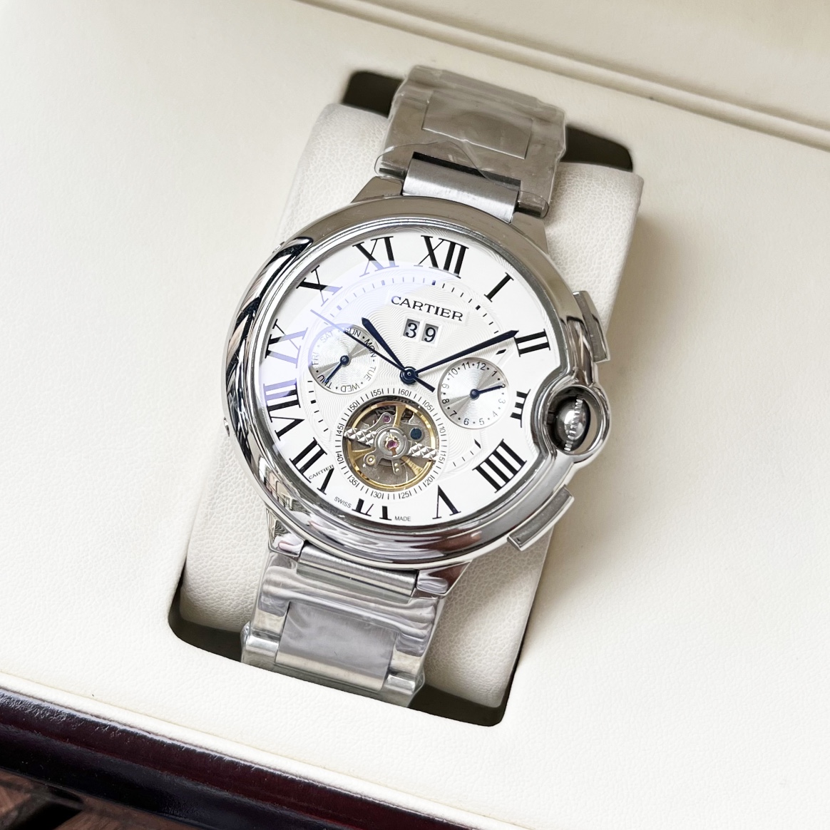 [TOP] Cartier Men's Watch 44x12mm