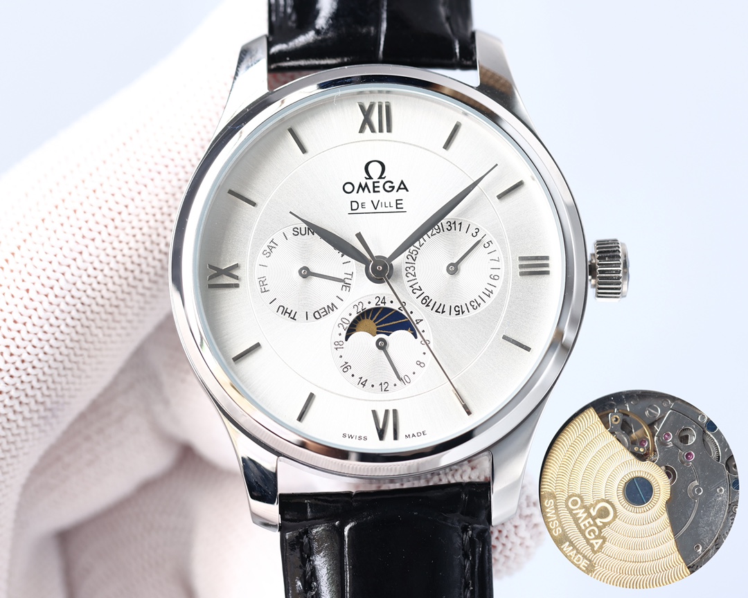 [TOP] OMEGA Men's Watch 40x12mm - 5 Colors