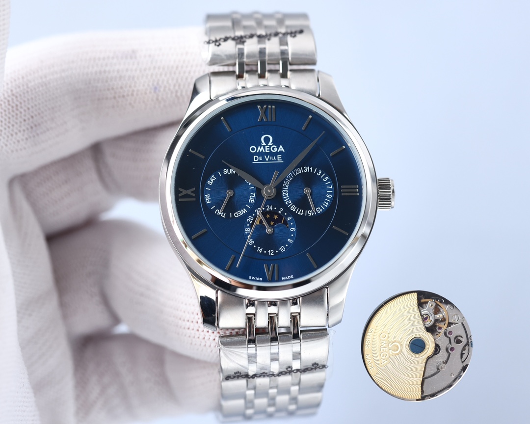 [TOP] OMEGA Men's Watch 40x12mm - 3 Colors