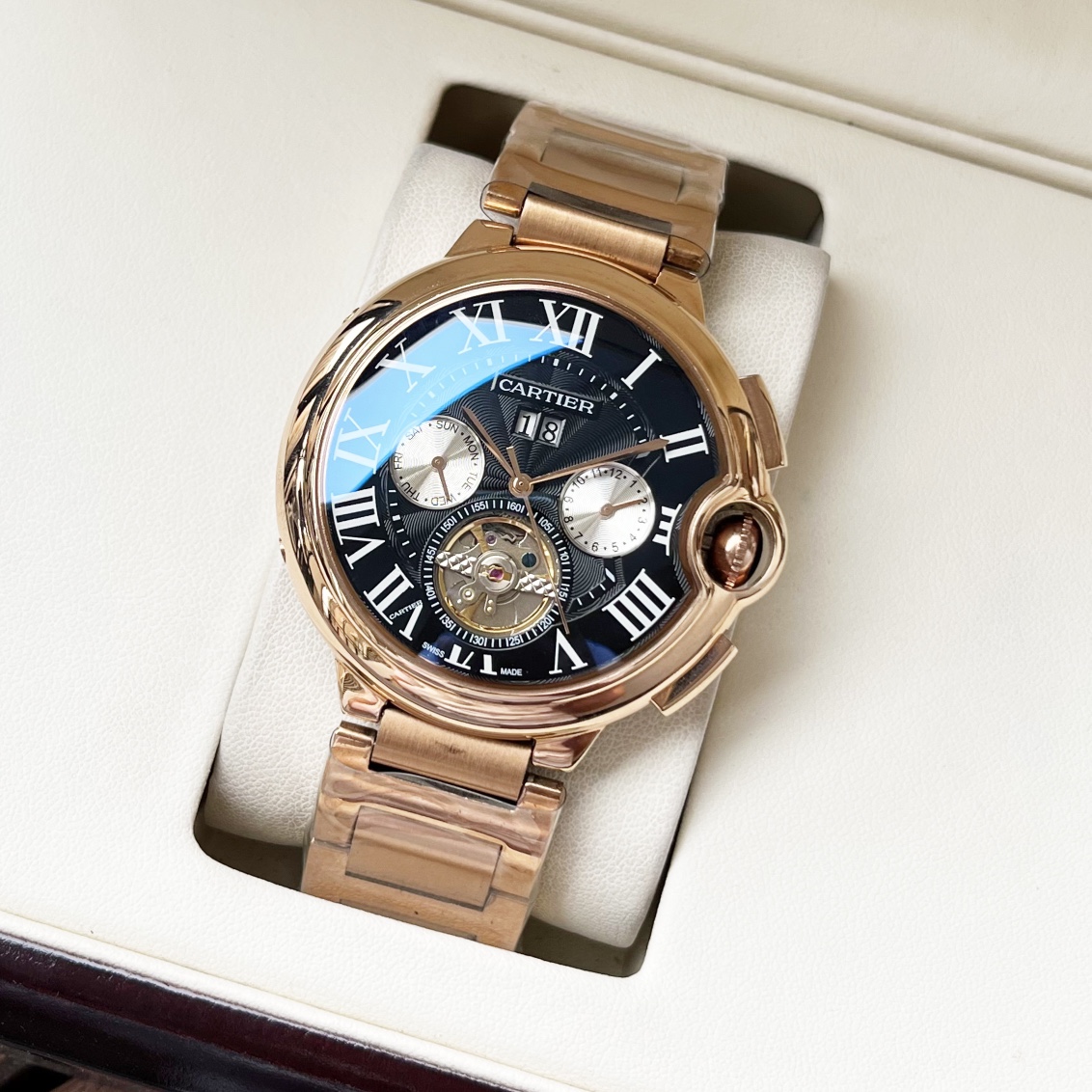 [TOP] Cartier Men's Watch 44x12mm