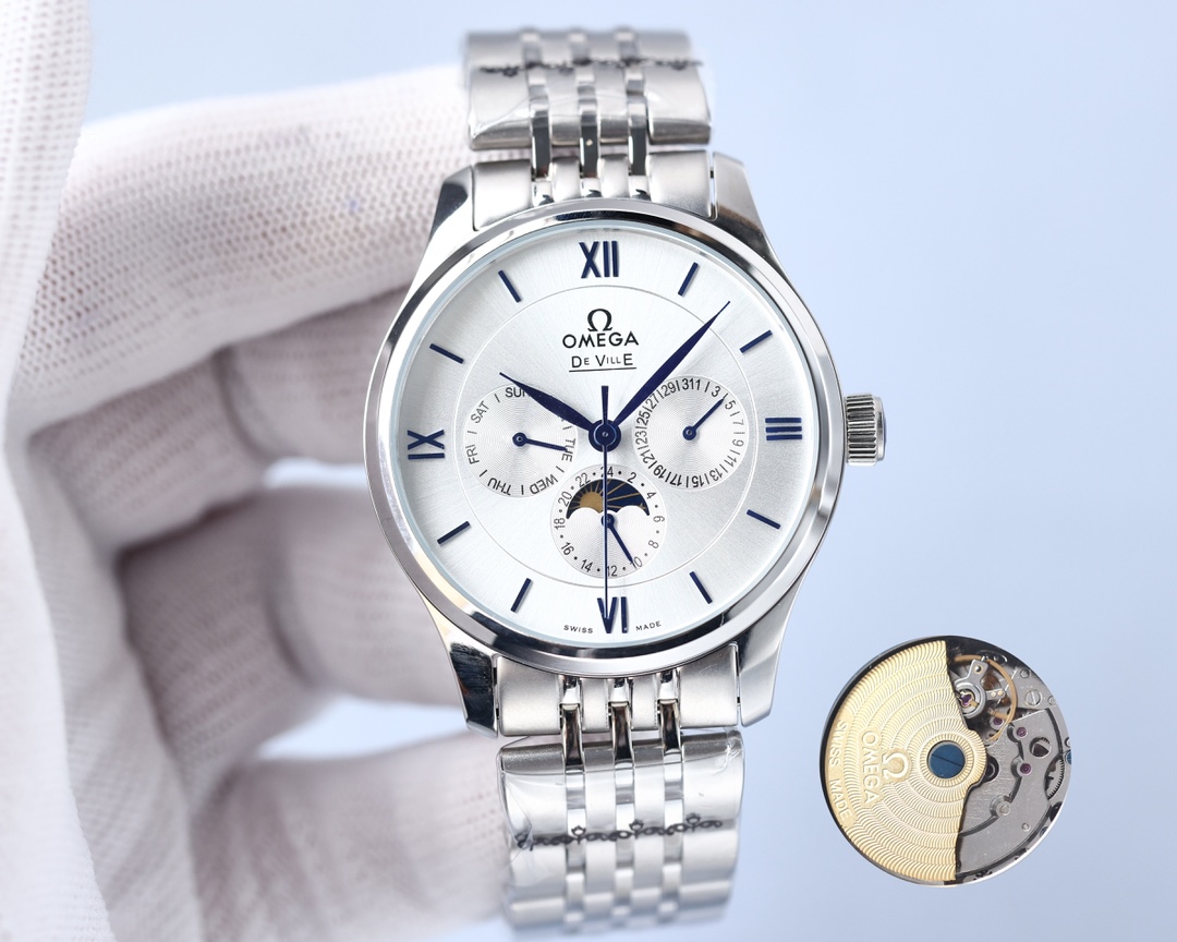 [TOP] OMEGA Men's Watch 40x12mm - 3 Colors