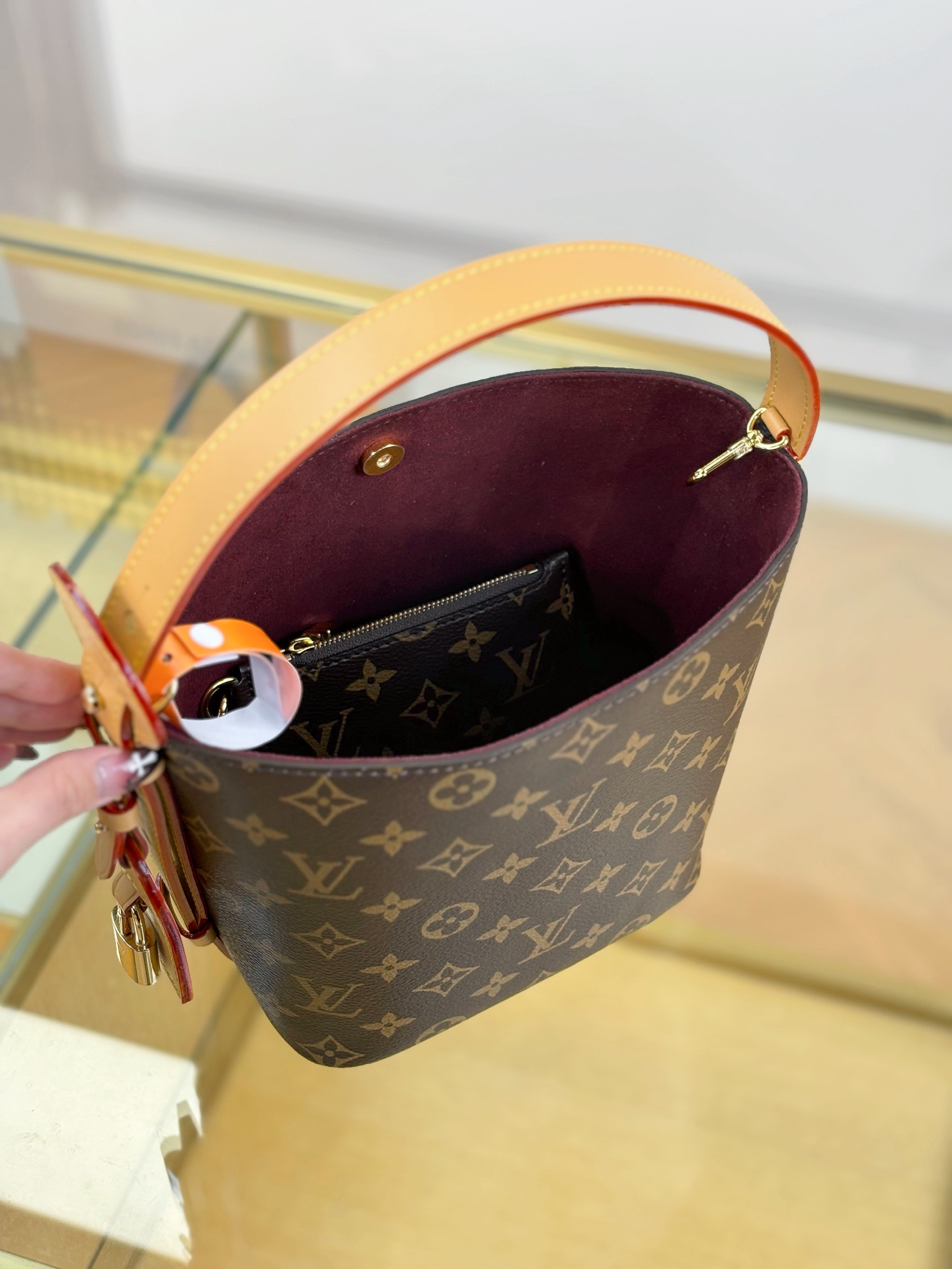 [TOP] Louis Vuitton LV ALL IN BB Bag 16x18x12cm - Monogram