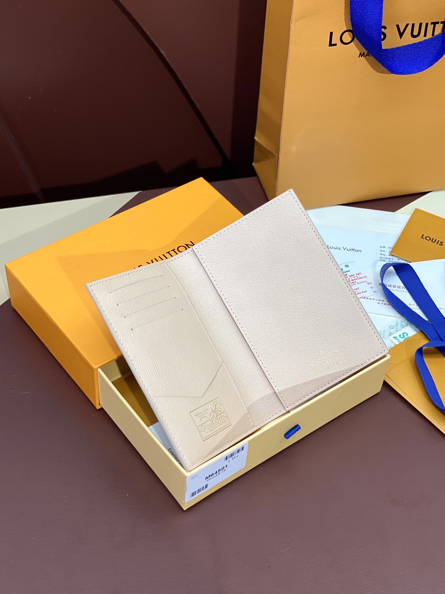 [TOP] Louis Vuitton LV Monogram Eclipse Card Bag Cowhide 10*14*2.5cm - Khaki