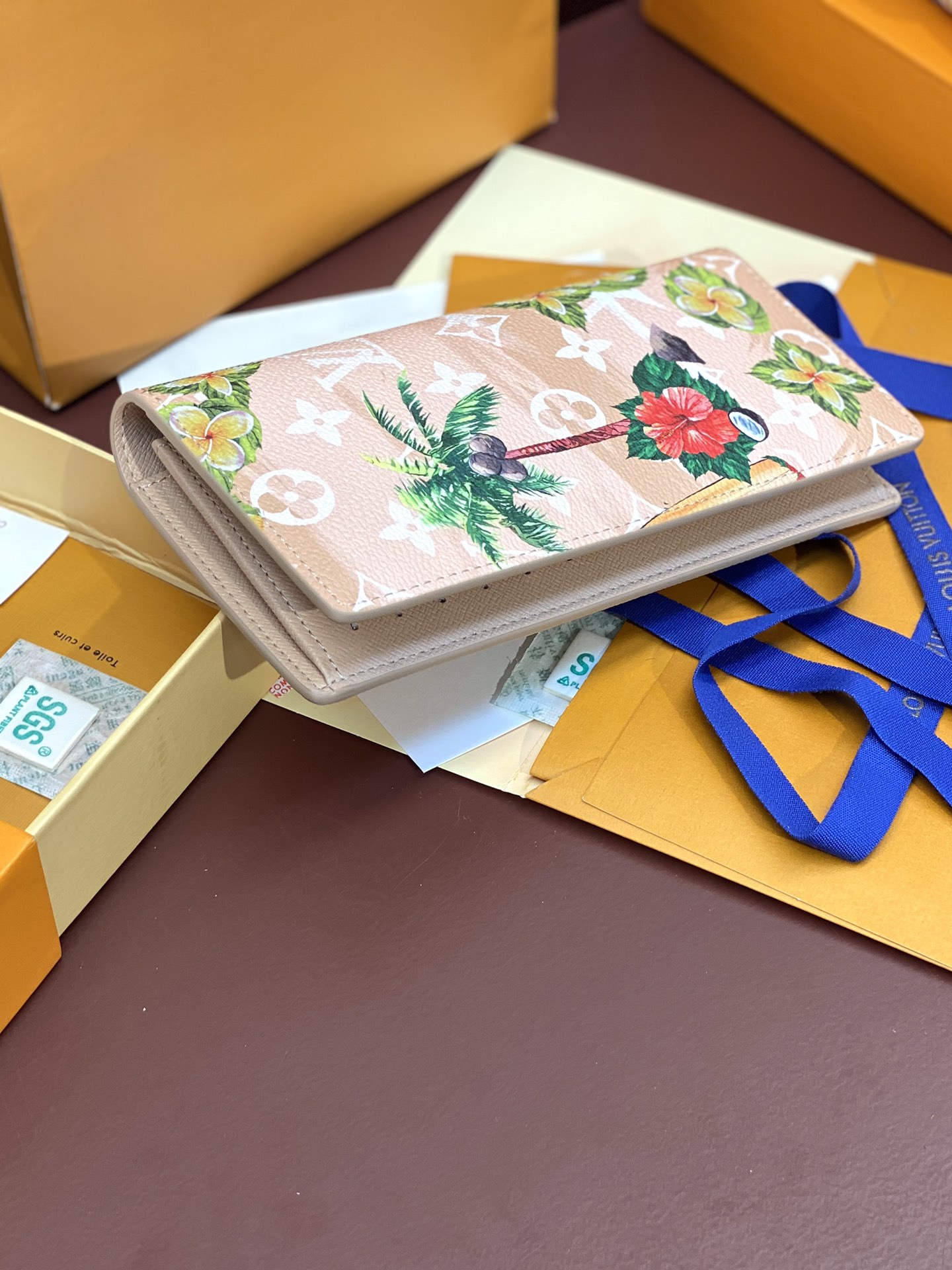 [TOP] Louis Vuitton LV Monogram Eclipse Wallet 19X10cm - Khaki